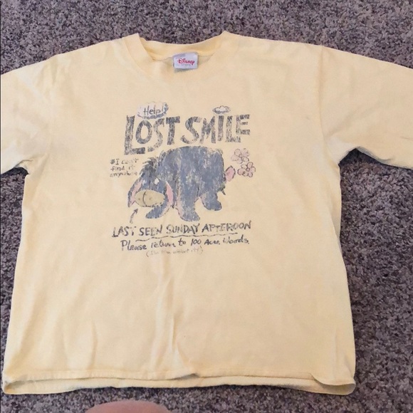 Disney Tops - Vintage yellow Disney shirt